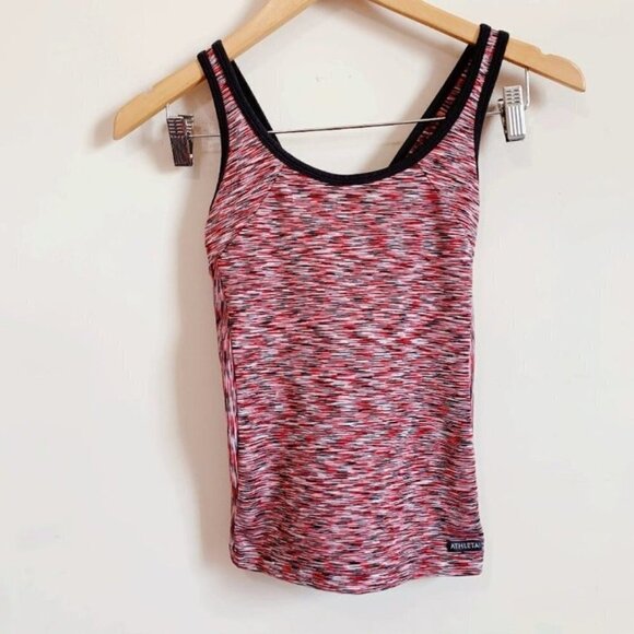 Athleta Space Dye Criss Cross Athletic Tank Top women's size XS - Picture 1 of 5